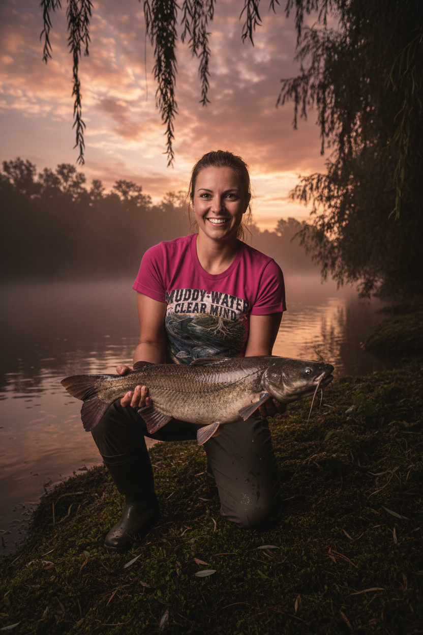 Muddy Water Clear Mind – Berry Pink River Catch Lifestyle