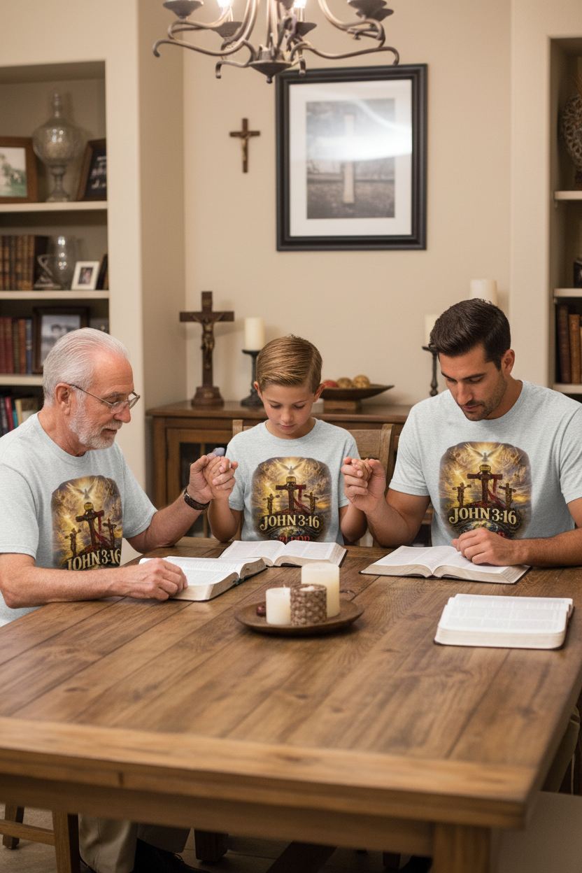 Multigenerational family prayer