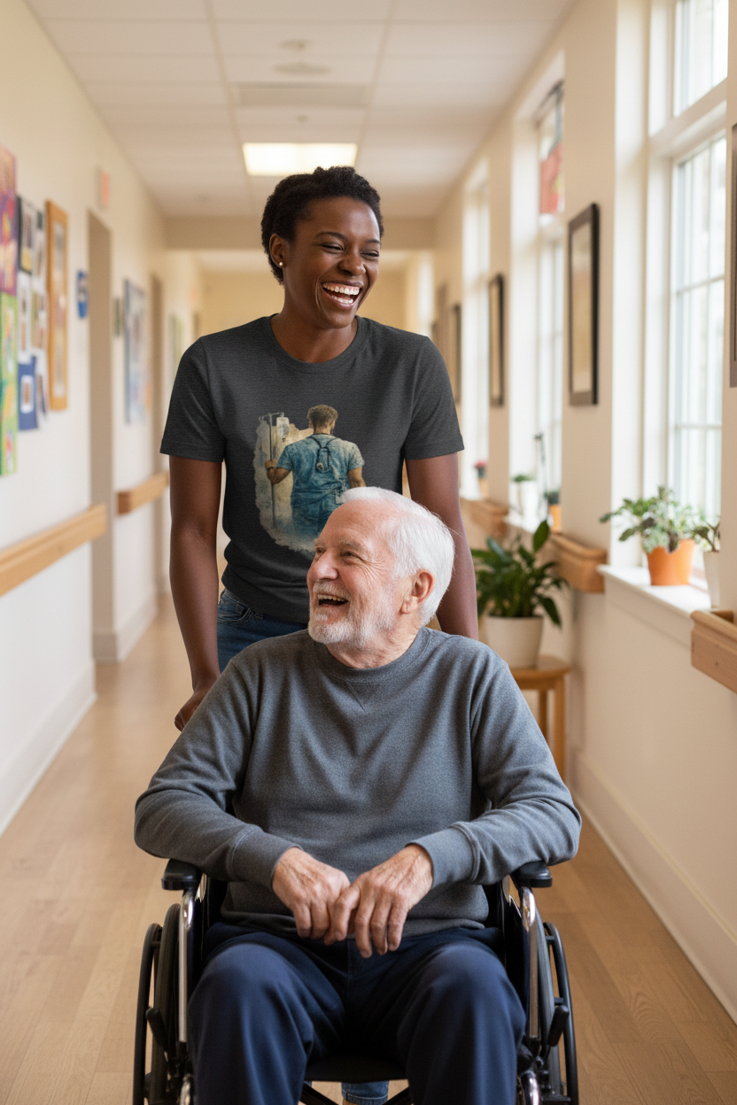 Nursing Home Wheelchair - Fixed