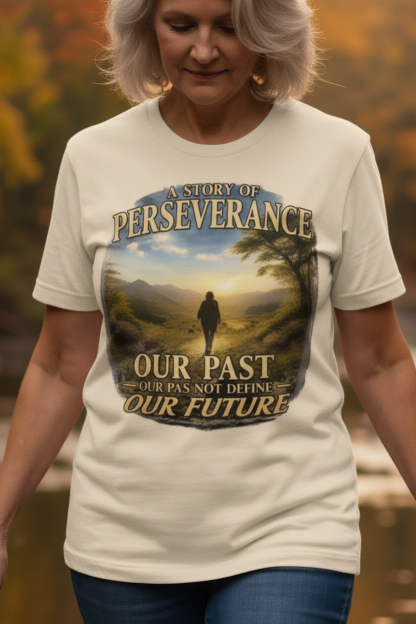 Perseverance Tee – Shirt Design Hero Shot