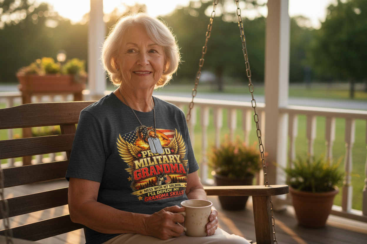 Porch Coffee Moment