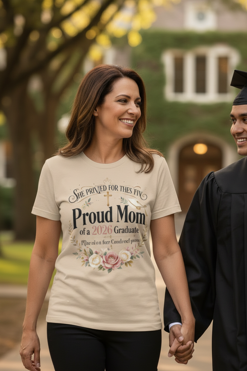 Proud Mom Campus Walk - Zoomed In