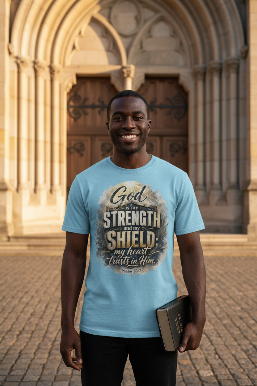 Psalm 28:7 - Church Entrance Lifestyle