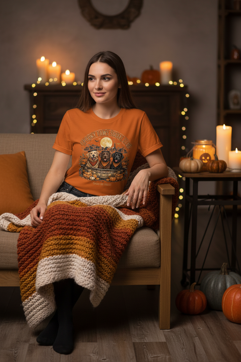 Spooky Paws Social Club - Living Room Lifestyle