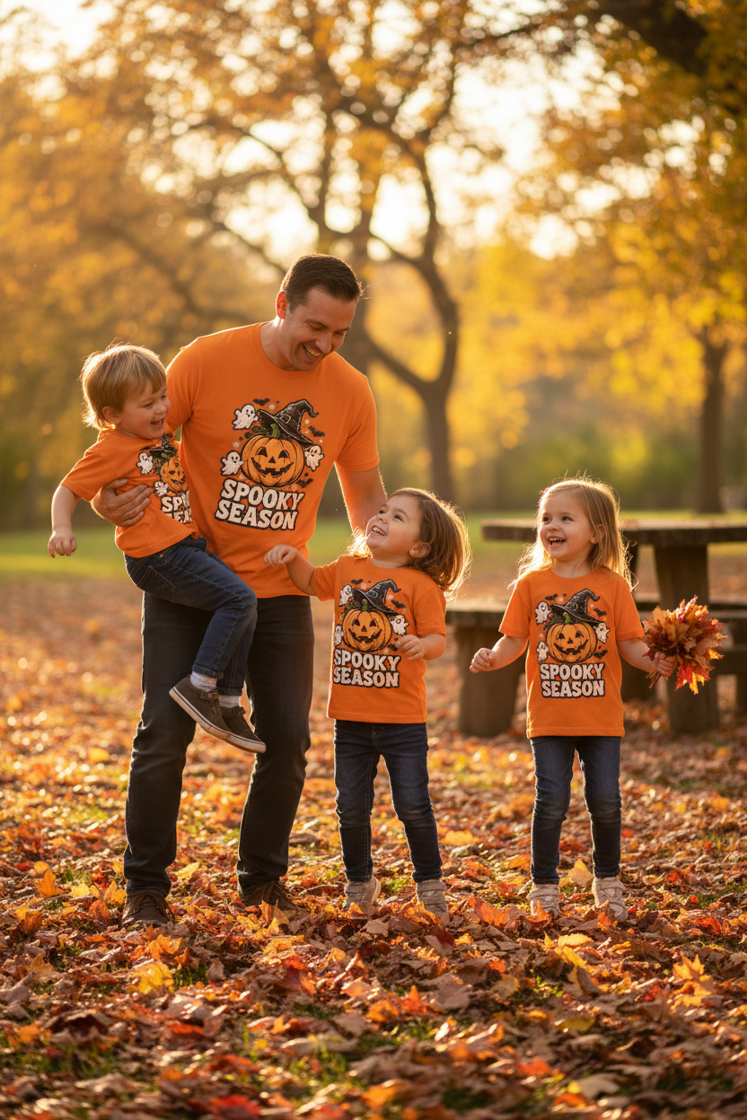 Spooky Season Family Lifestyle Mockup