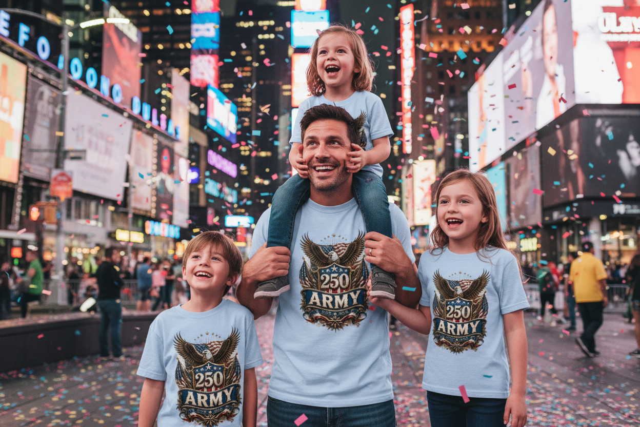 Times Square Family - Light Blue