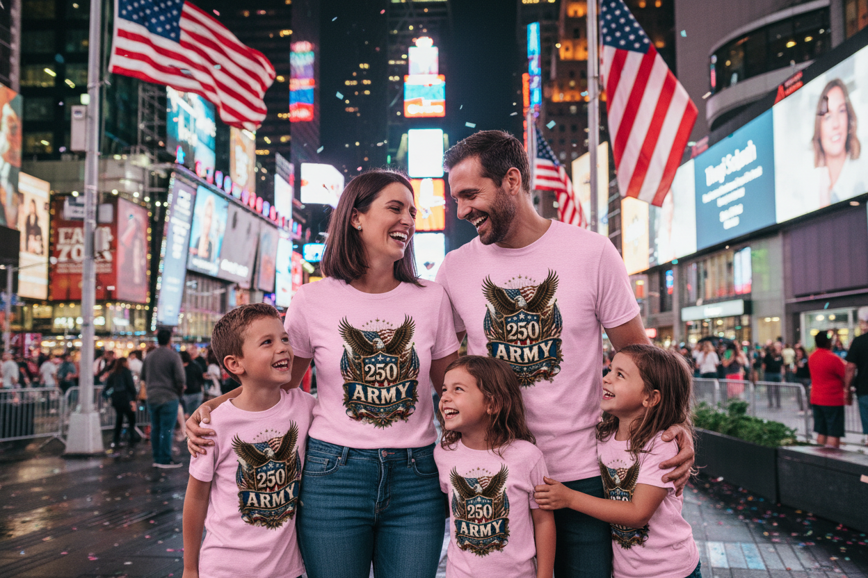 Times Square Family - Pink