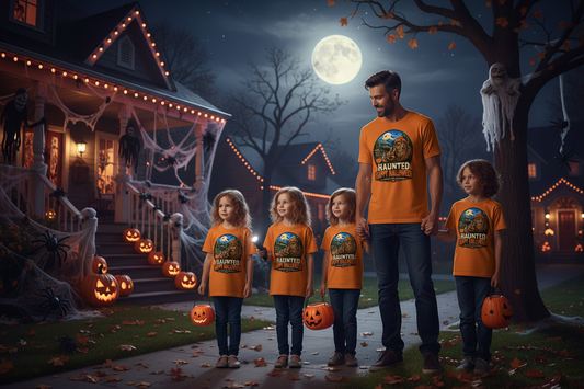 Trick-or-Treating Lifestyle Mockup