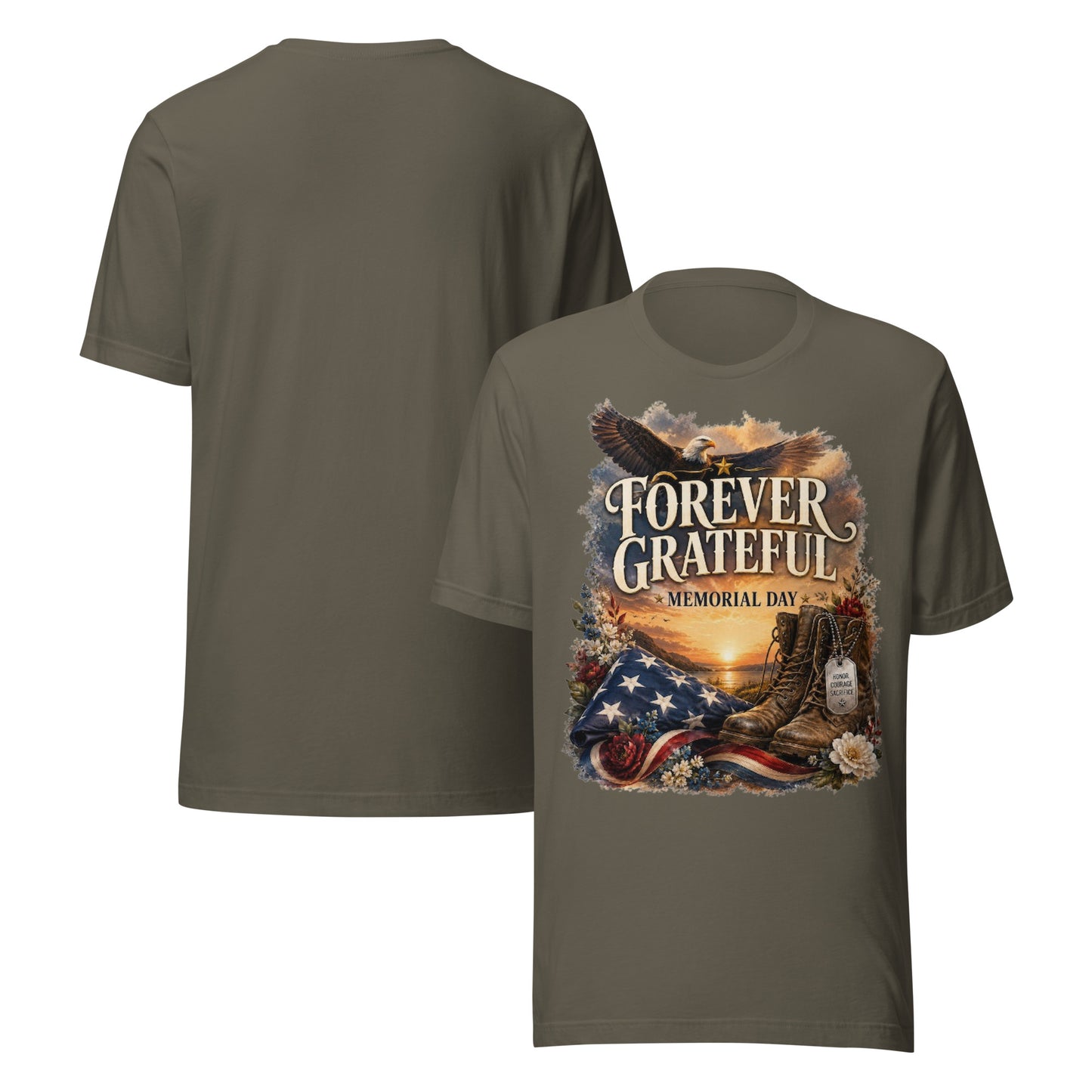 Faith to Freedom Christian Military T-Shirt | Faith-Based Apparel