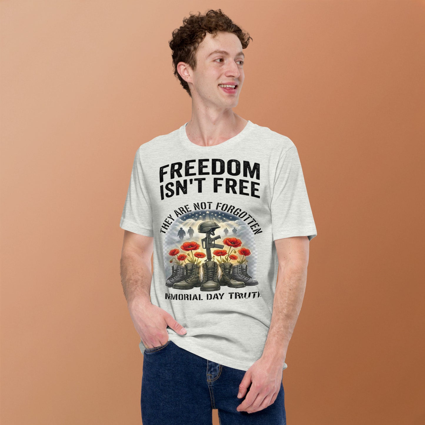Faith to Freedom Christian Military T-Shirt | Faith-Based Apparel