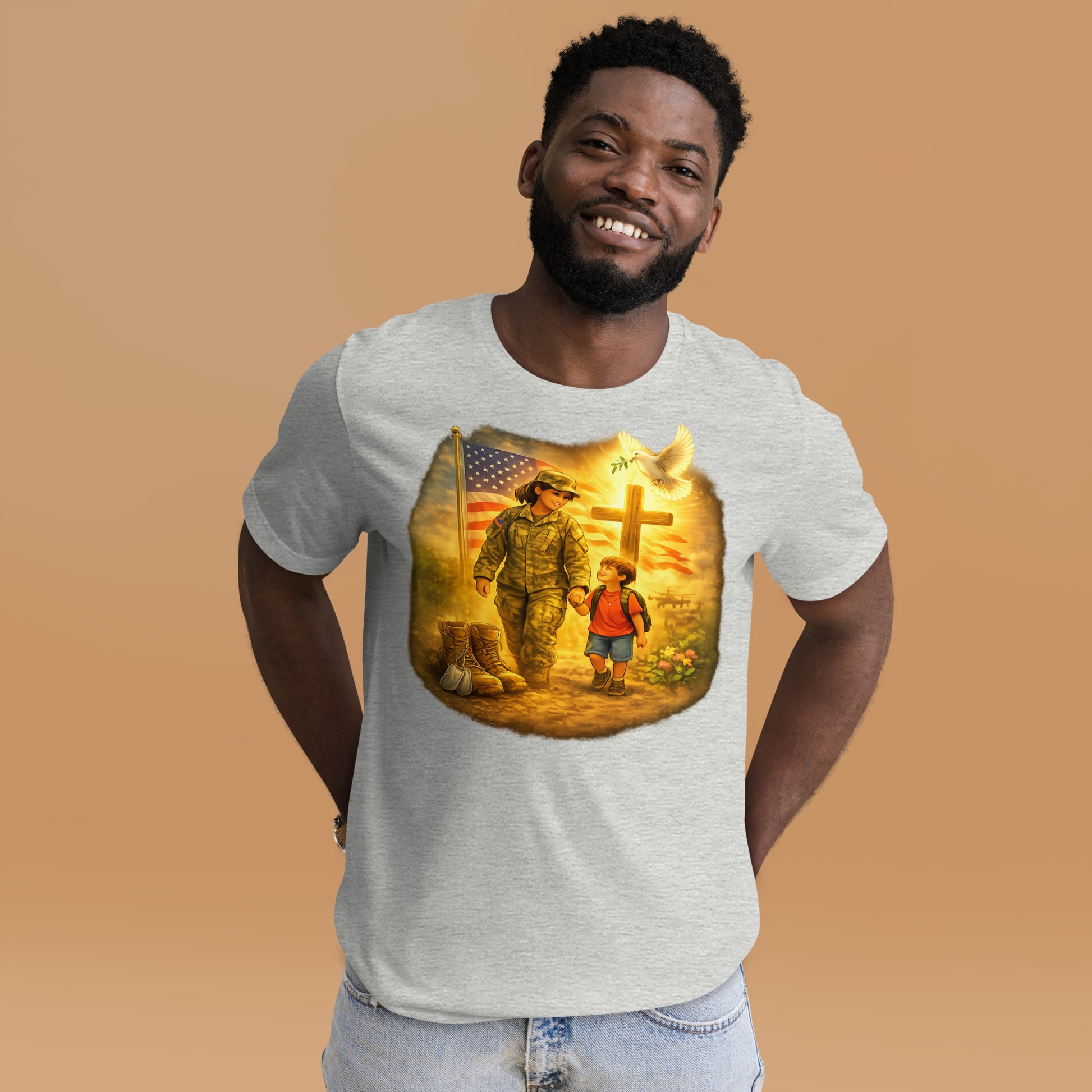 Faith to Freedom Christian Military T-Shirt | Faith-Based Apparel