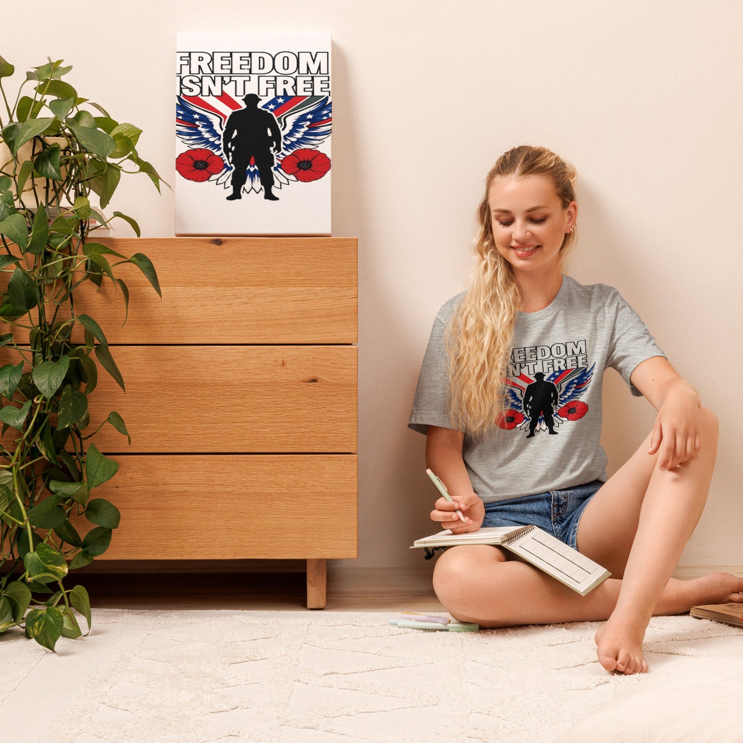 Faith to Freedom Christian Military T-Shirt | Faith-Based Apparel
