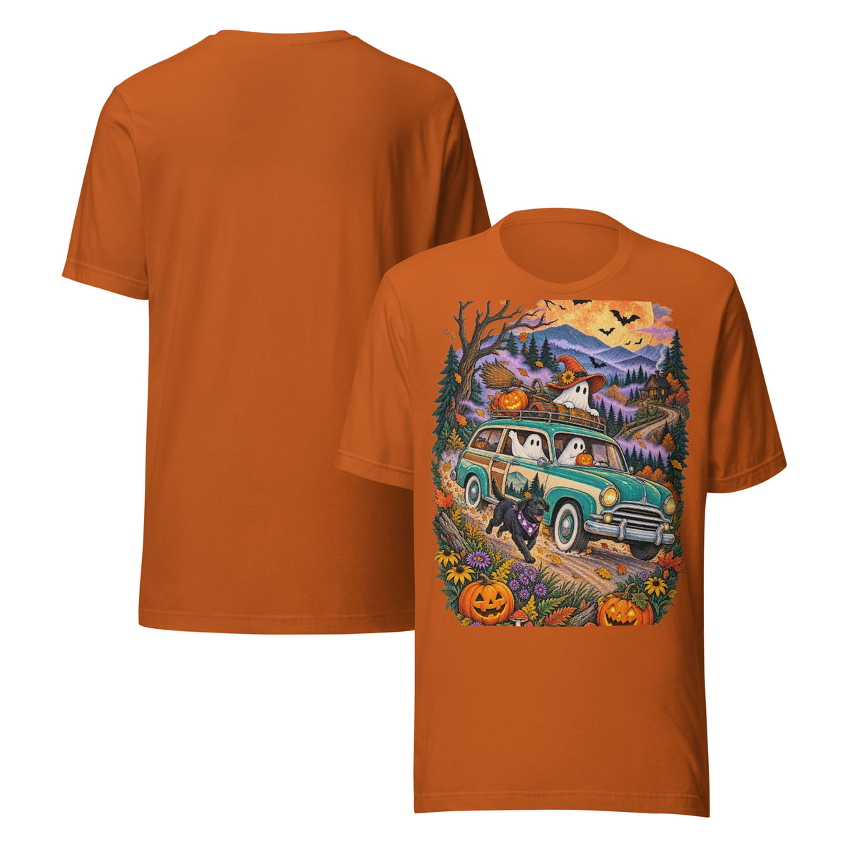 Ghost Riders in the Squash – Halloween Unisex Tee