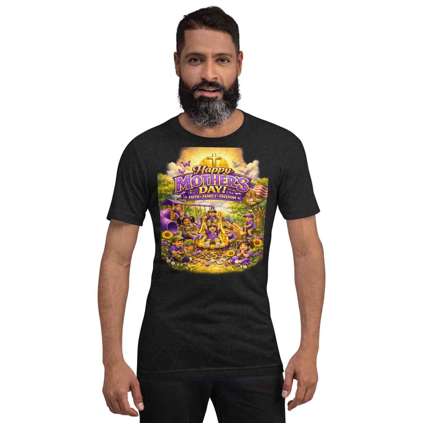 Faith to Freedom Christian Military T-Shirt | Faith-Based Apparel