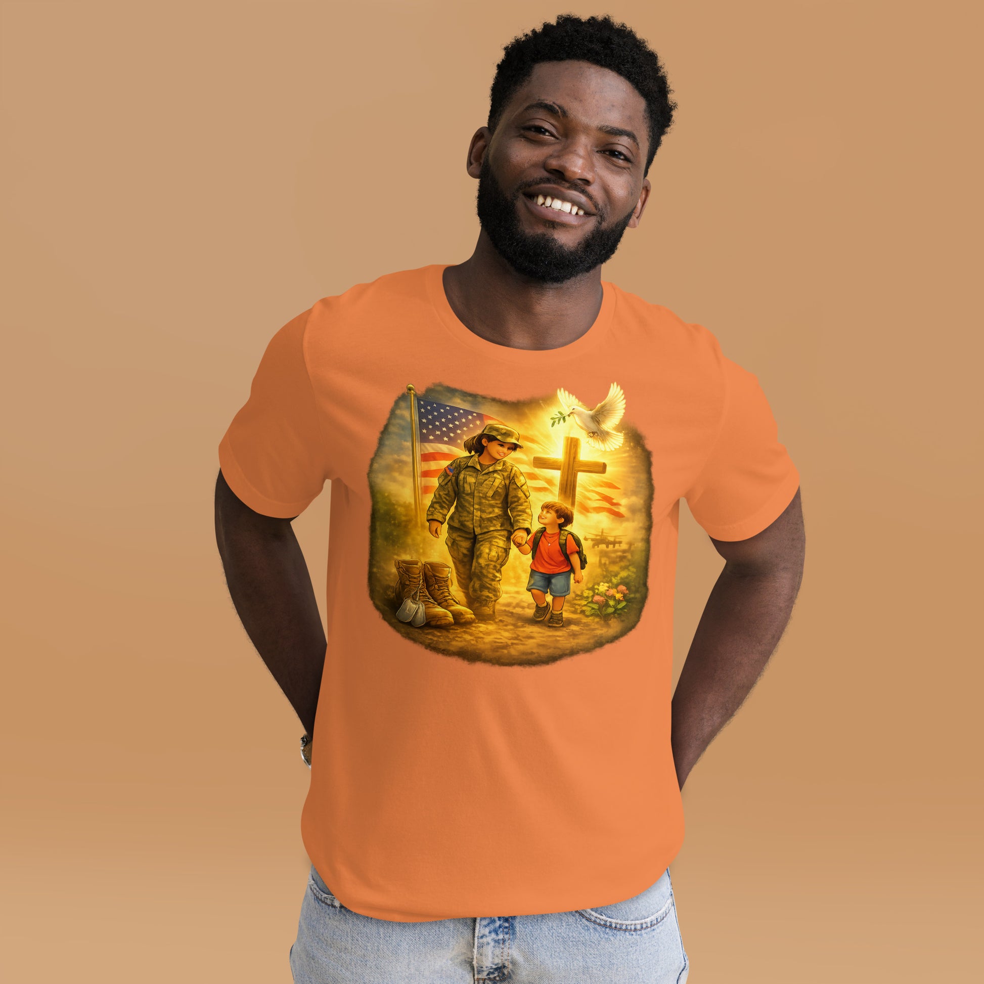 Faith to Freedom Christian Military T-Shirt | Faith-Based Apparel