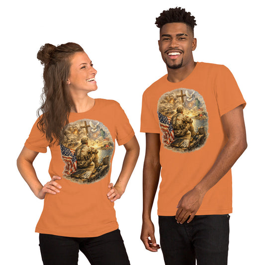 Faith to Freedom Christian Military T-Shirt | Faith-Based Apparel