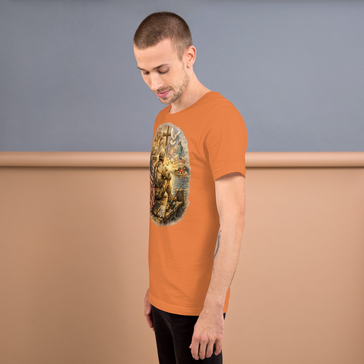 Faith to Freedom Christian Military T-Shirt | Faith-Based Apparel