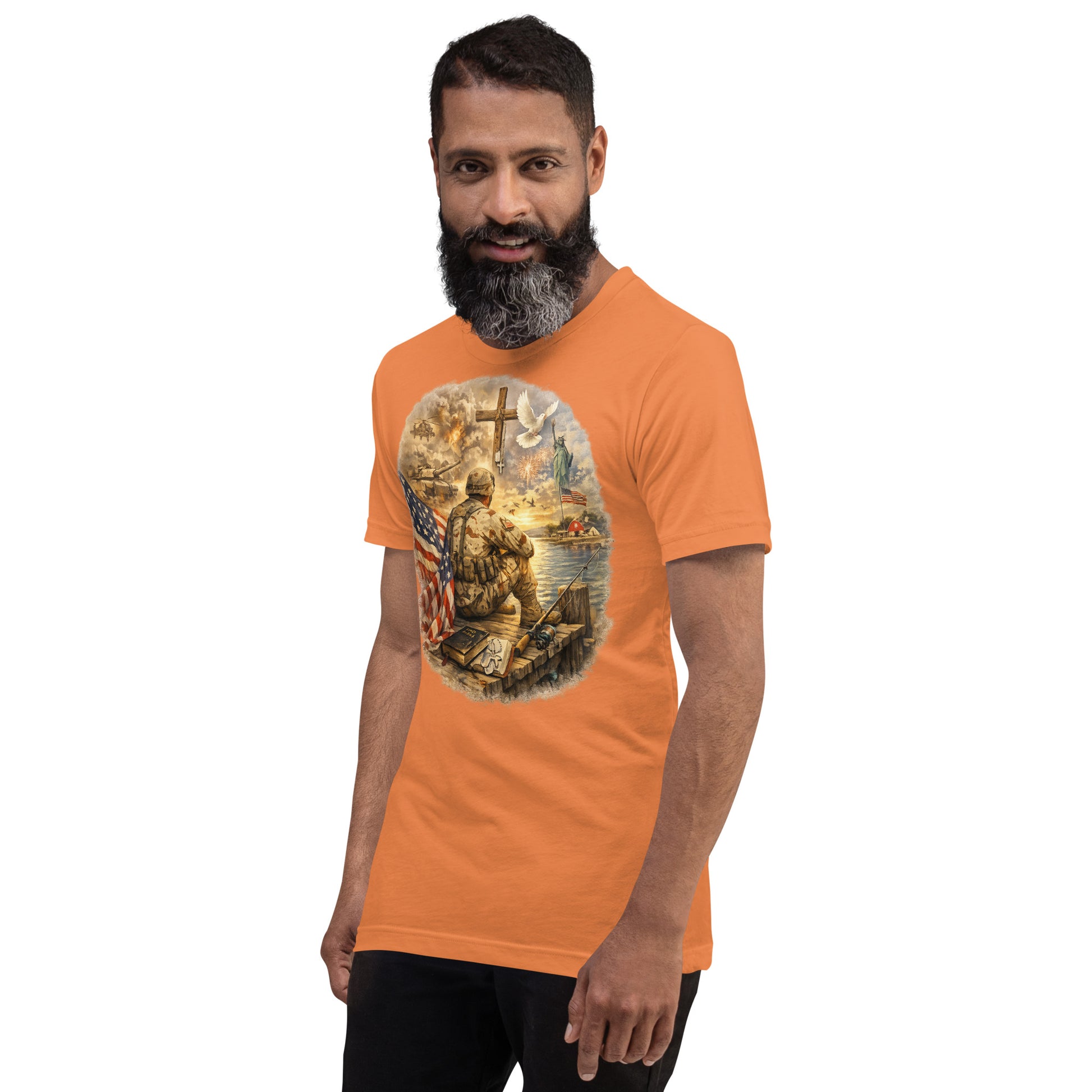 Faith to Freedom Christian Military T-Shirt | Faith-Based Apparel