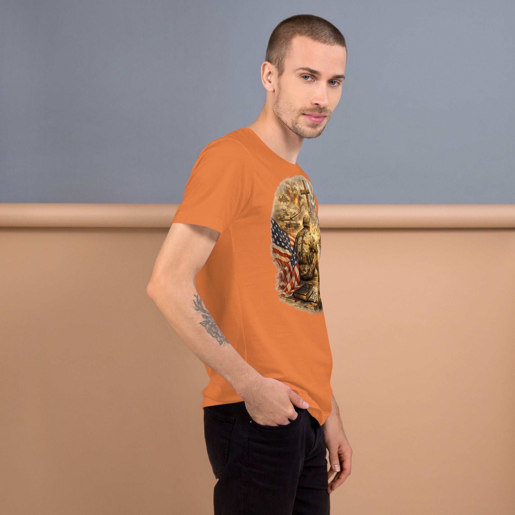 Faith to Freedom Christian Military T-Shirt | Faith-Based Apparel