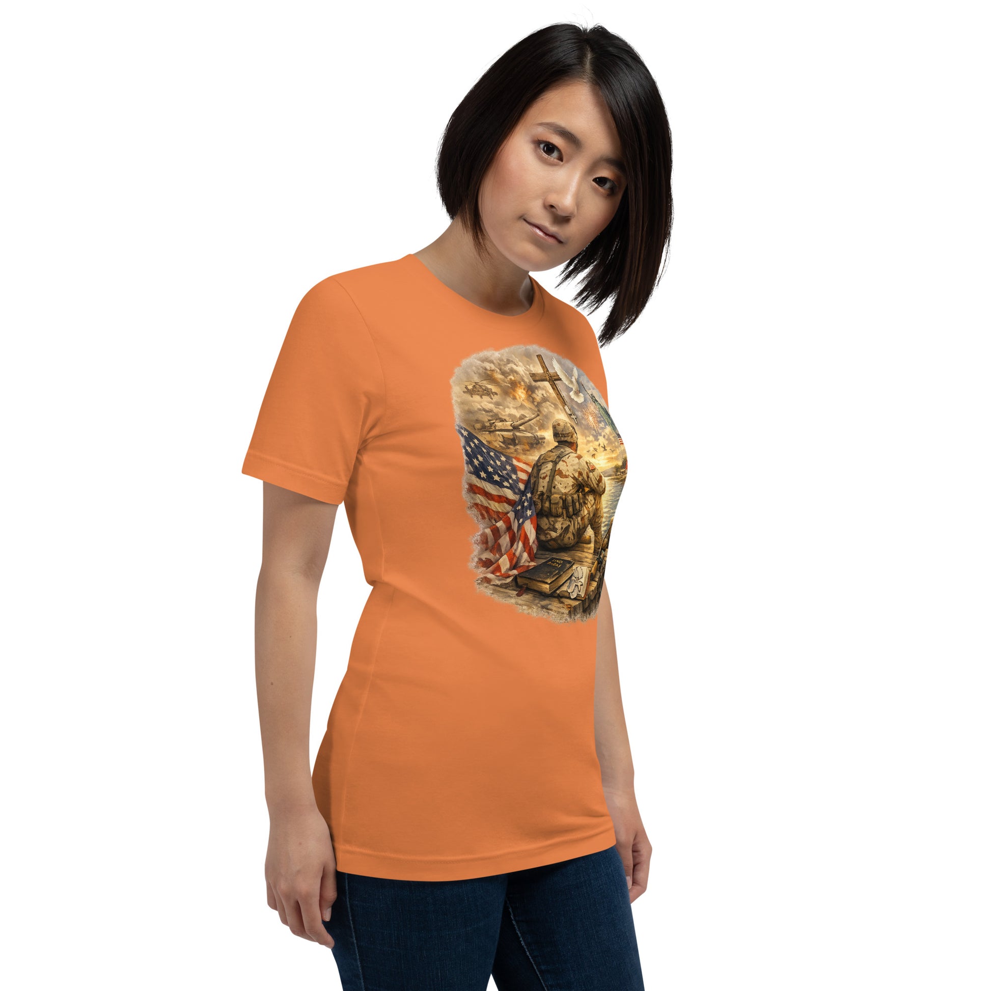 Faith to Freedom Christian Military T-Shirt | Faith-Based Apparel