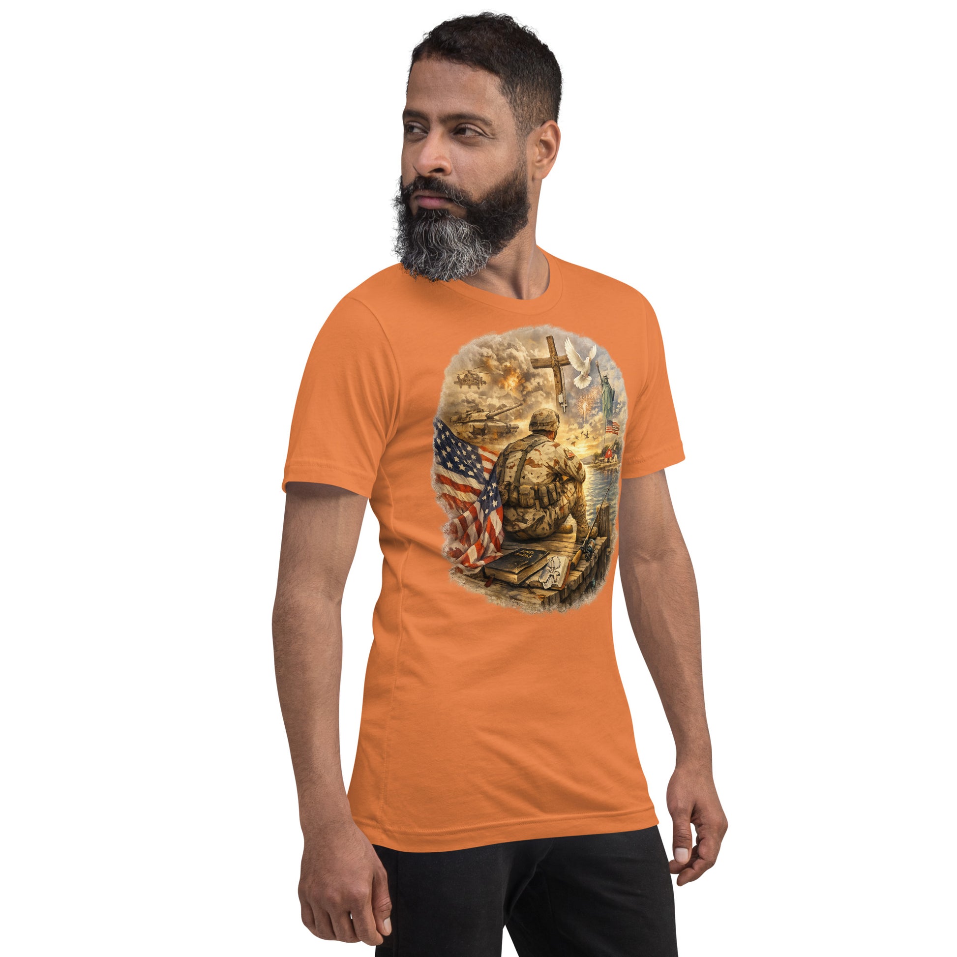 Faith to Freedom Christian Military T-Shirt | Faith-Based Apparel