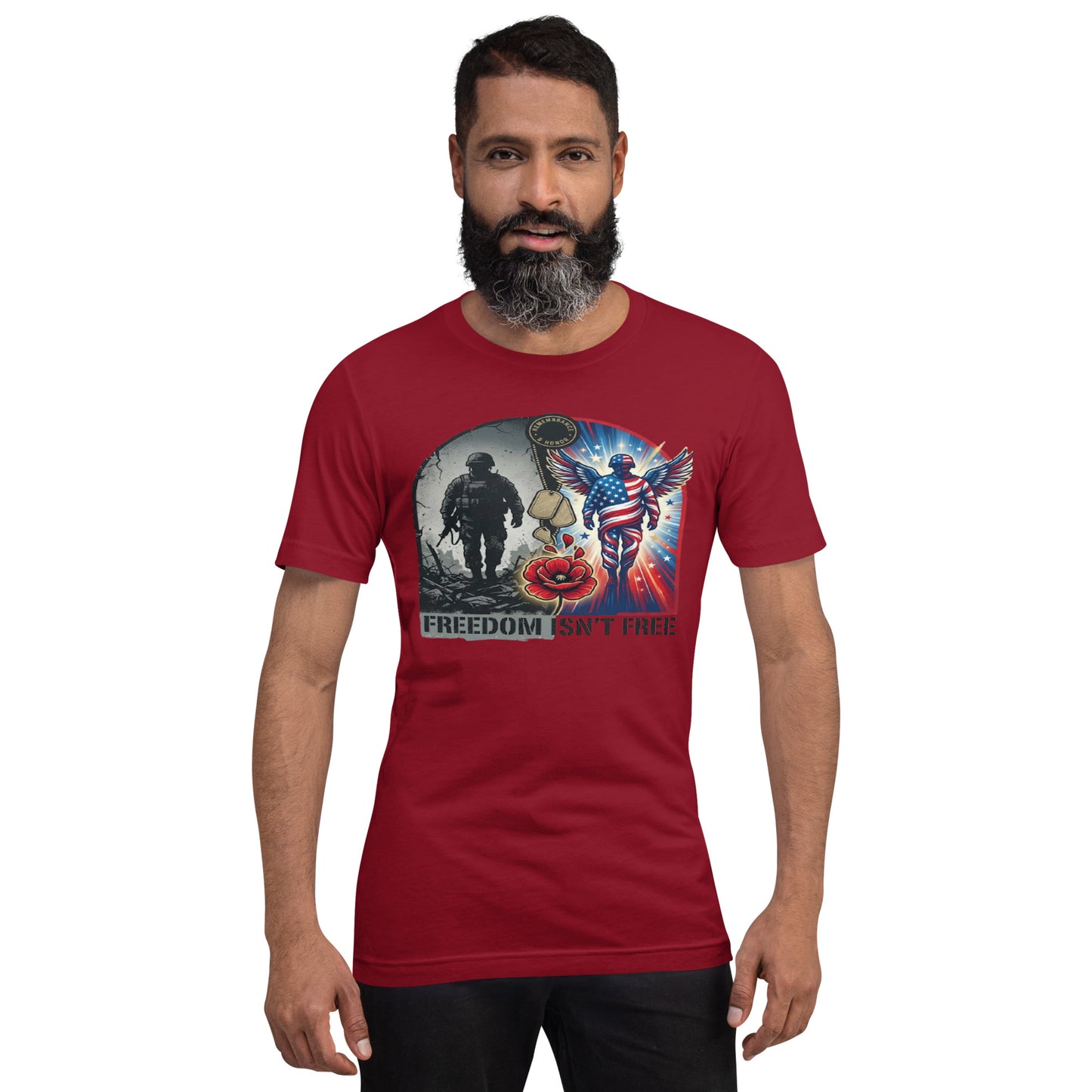 Faith to Freedom Christian Military T-Shirt | Faith-Based Apparel
