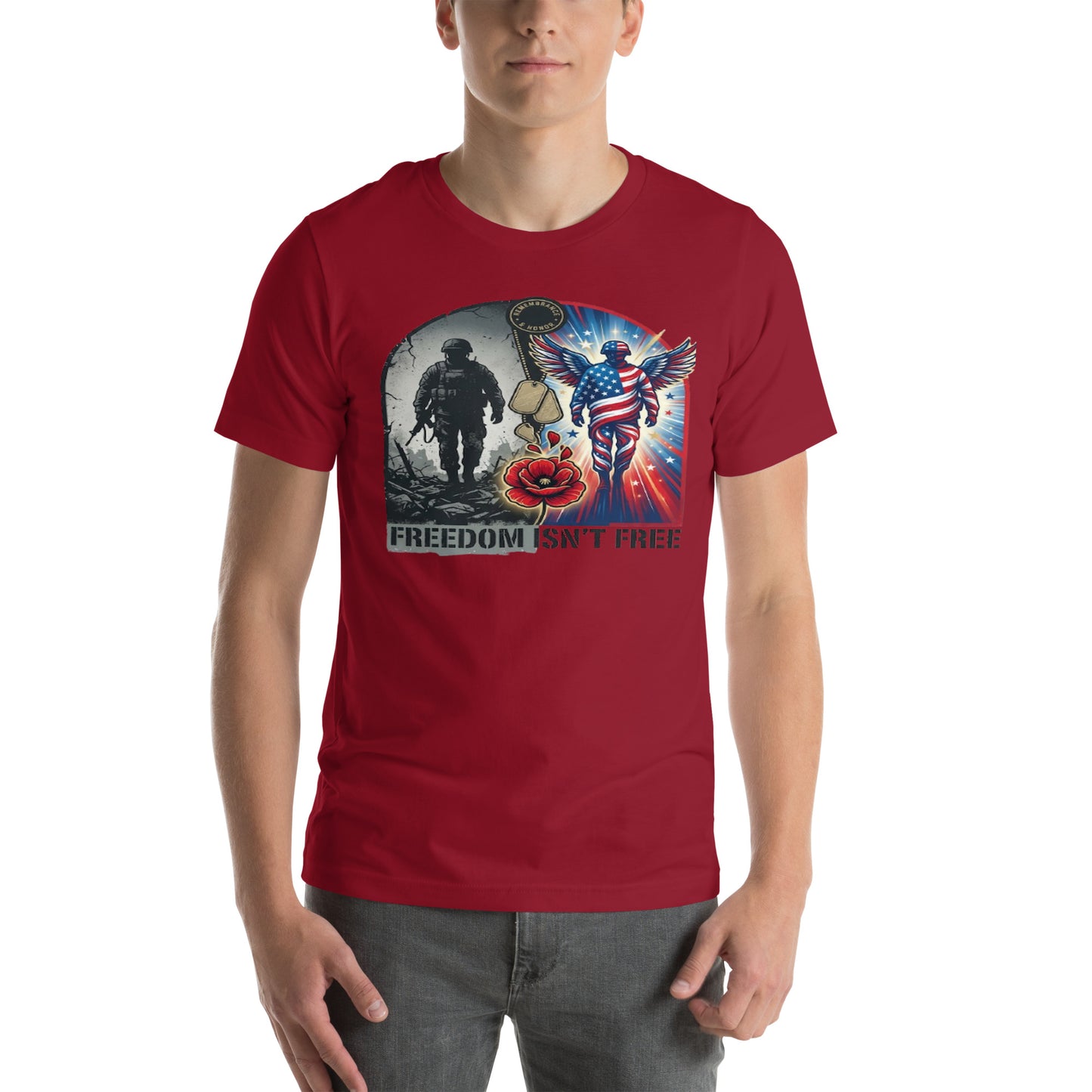 Faith to Freedom Christian Military T-Shirt | Faith-Based Apparel