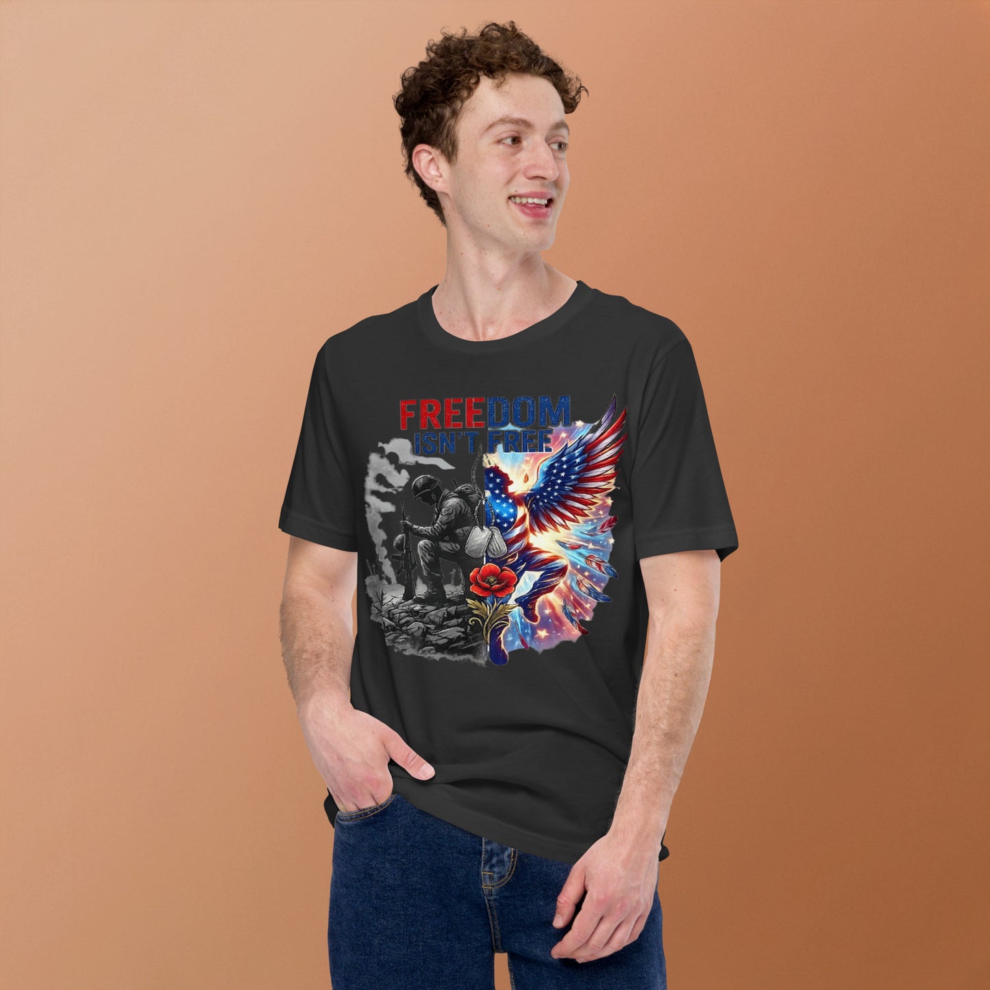 Faith to Freedom Christian Military T-Shirt | Faith-Based Apparel