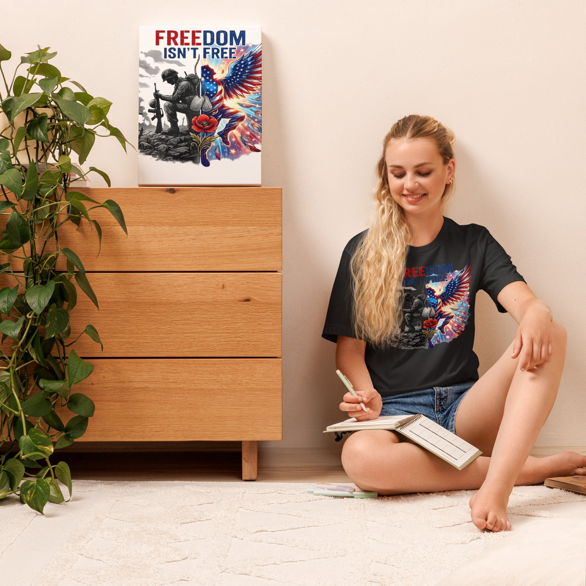 Faith to Freedom Christian Military T-Shirt | Faith-Based Apparel
