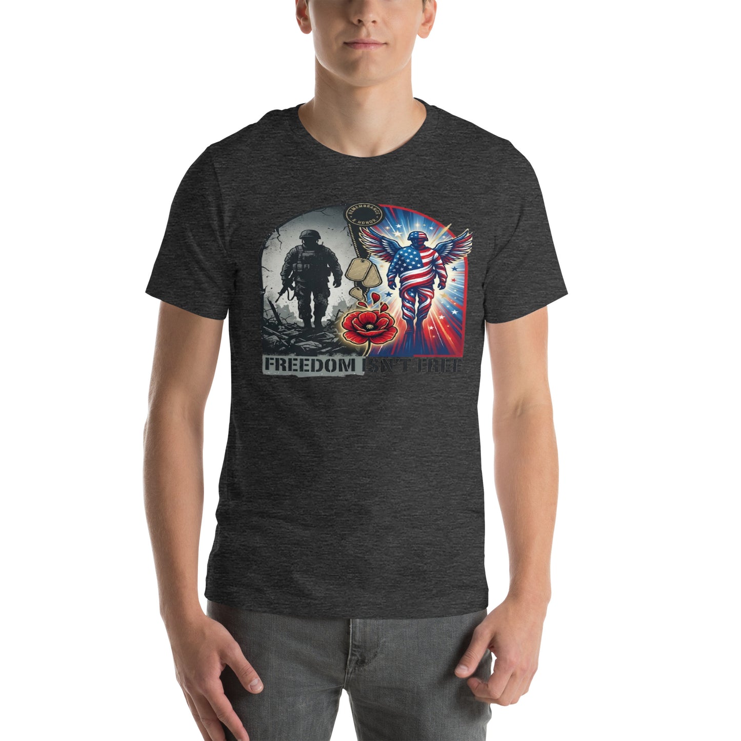 Faith to Freedom Christian Military T-Shirt | Faith-Based Apparel