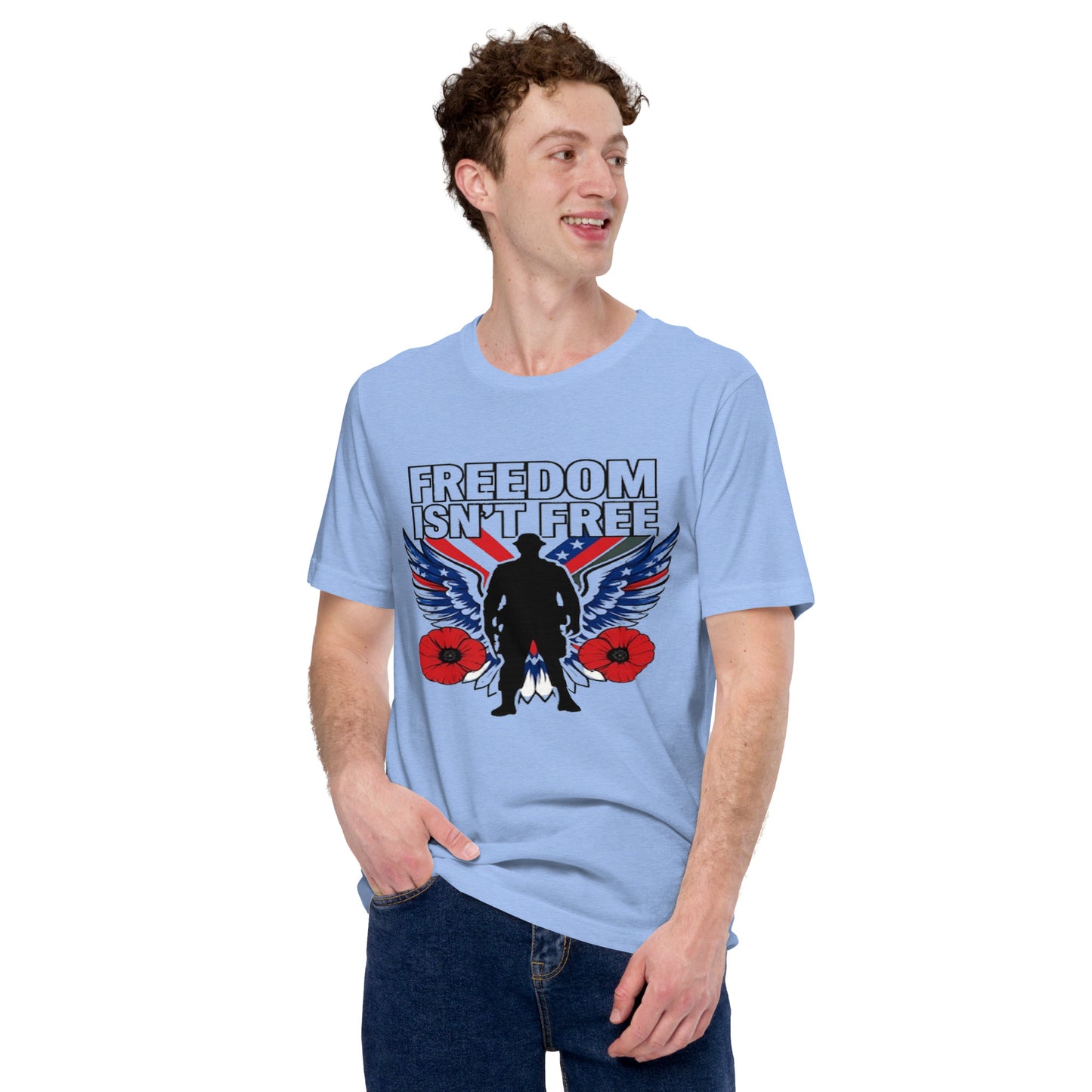 Faith to Freedom Christian Military T-Shirt | Faith-Based Apparel