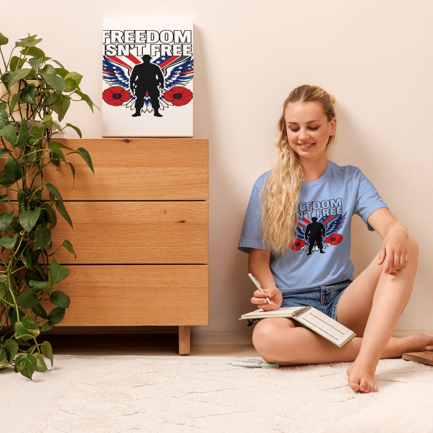 Faith to Freedom Christian Military T-Shirt | Faith-Based Apparel