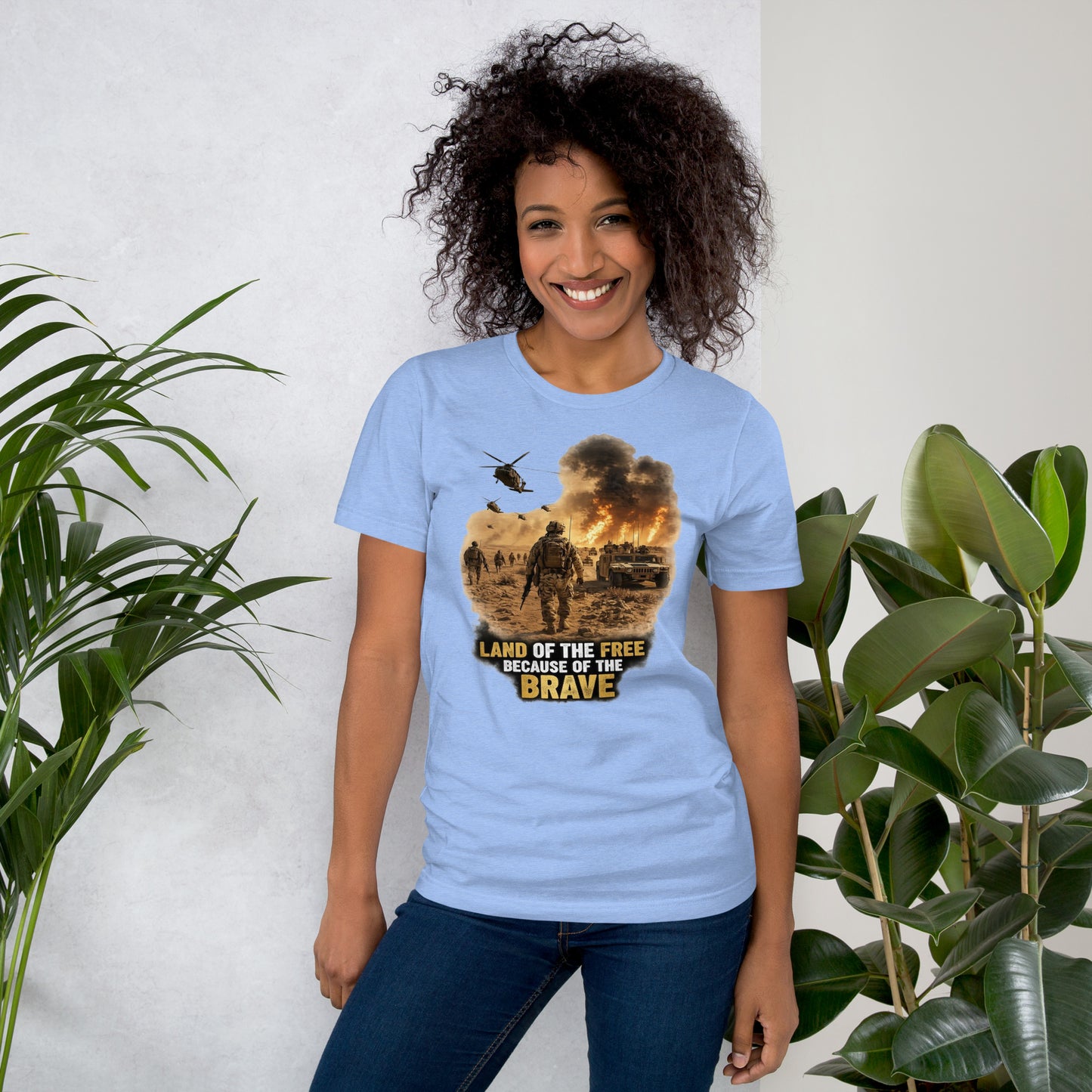 Faith to Freedom Christian Military T-Shirt | Faith-Based Apparel