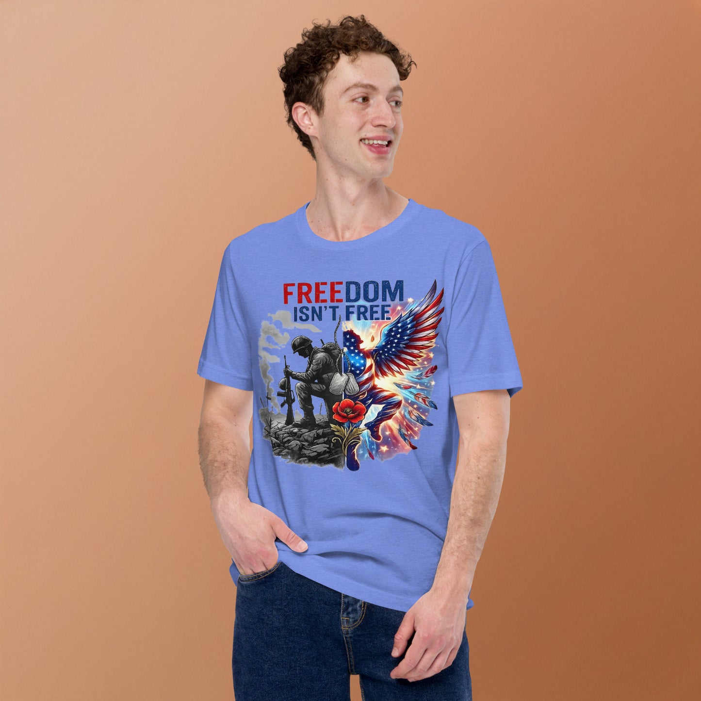 Faith to Freedom Christian Military T-Shirt | Faith-Based Apparel