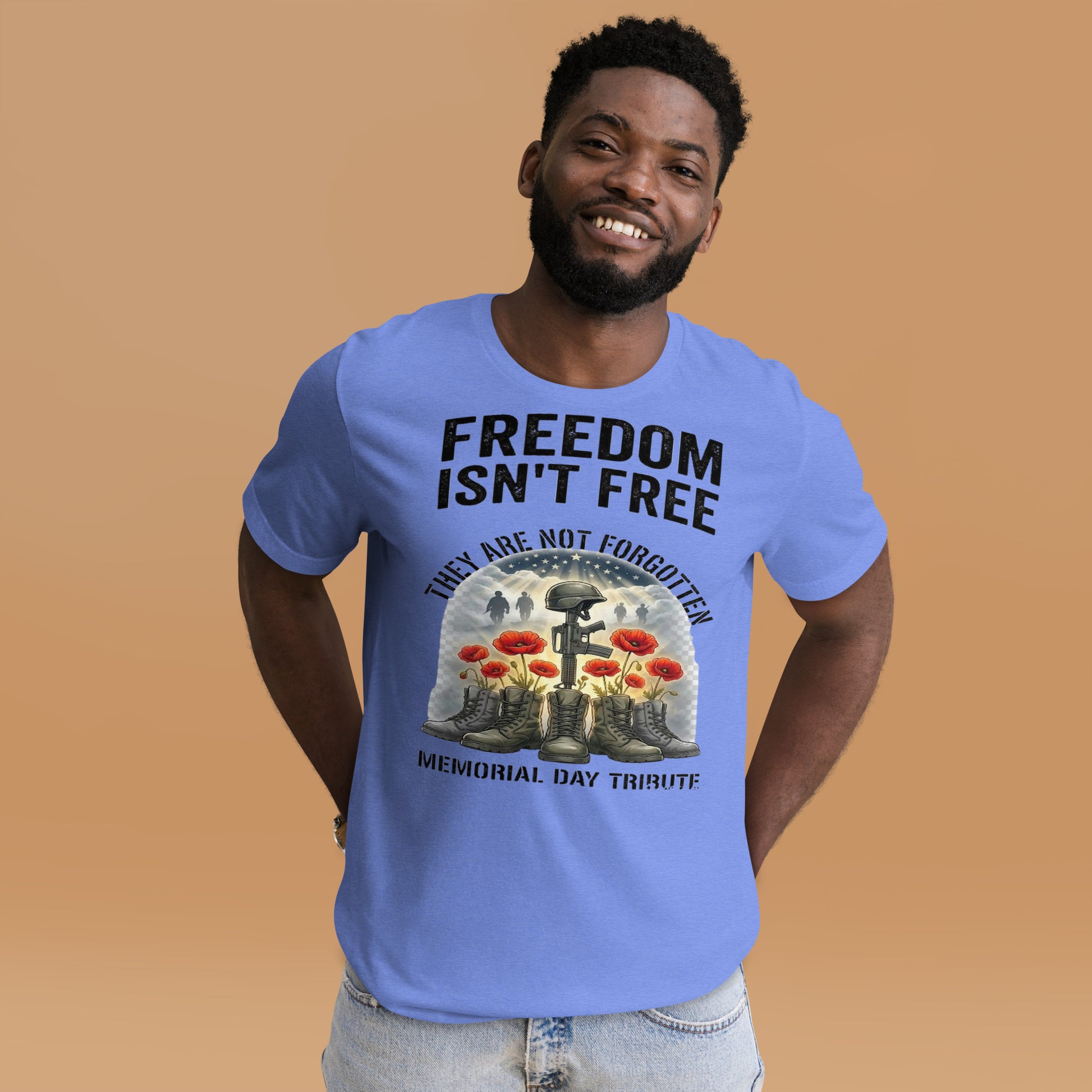 Faith to Freedom Christian Military T-Shirt | Faith-Based Apparel