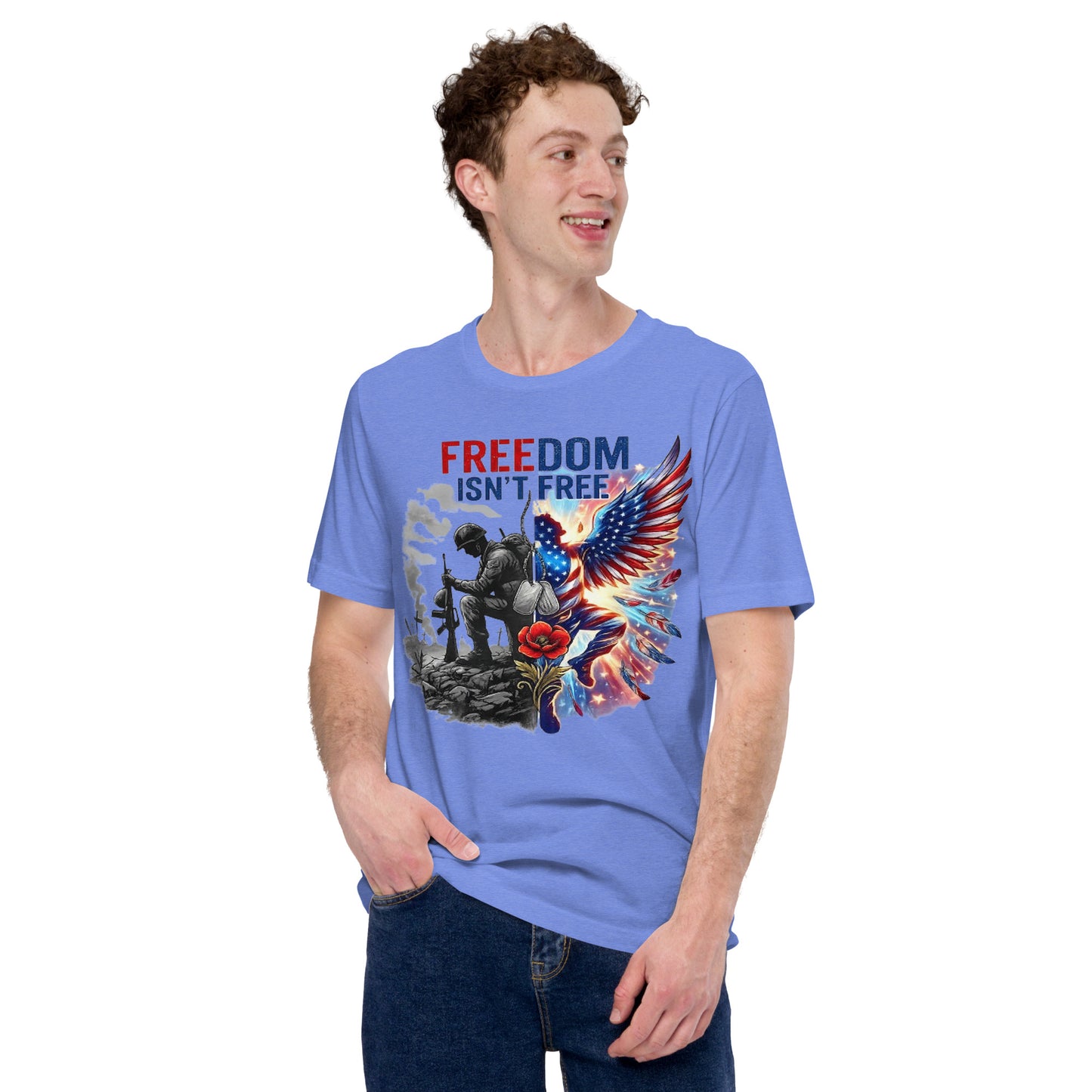 Faith to Freedom Christian Military T-Shirt | Faith-Based Apparel