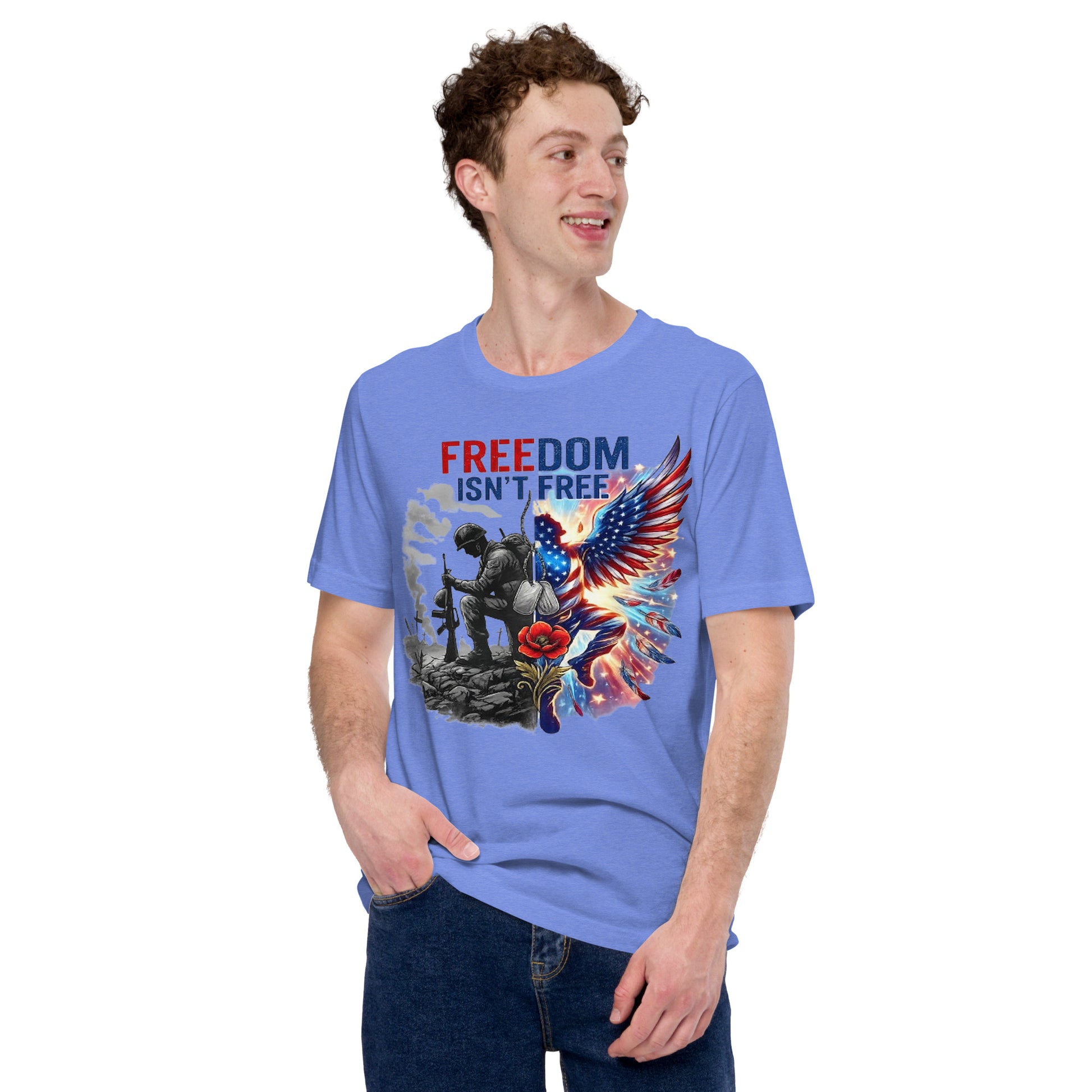 Faith to Freedom Christian Military T-Shirt | Faith-Based Apparel