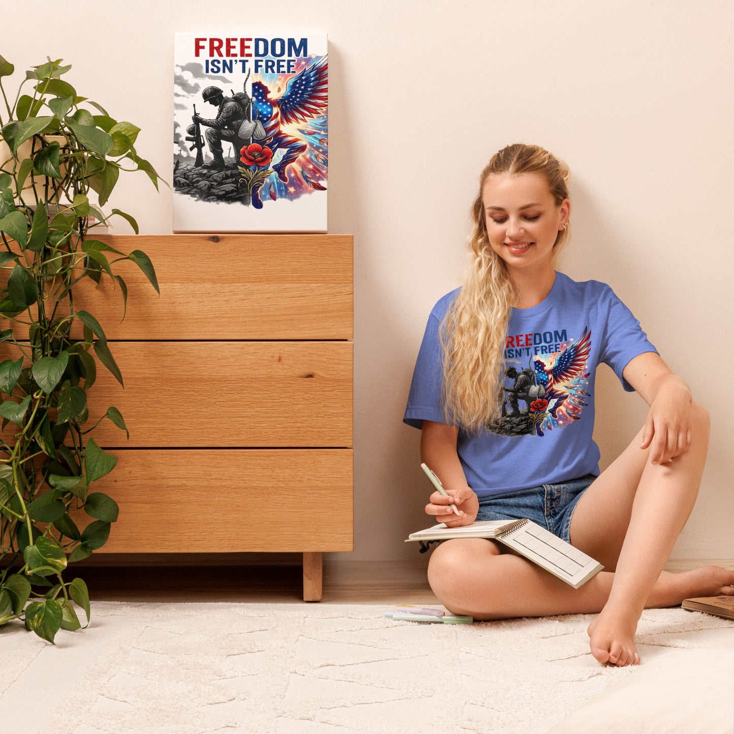 Faith to Freedom Christian Military T-Shirt | Faith-Based Apparel