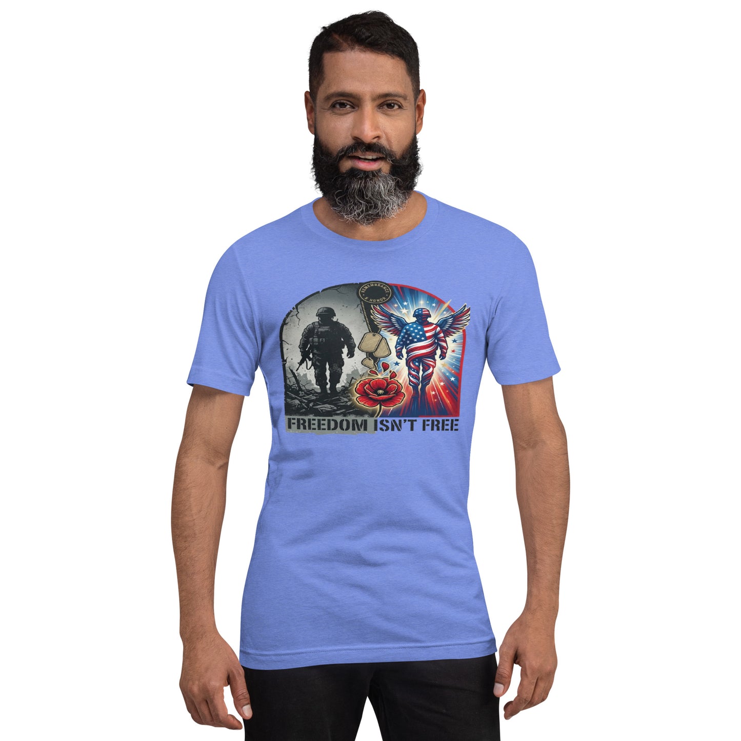 Faith to Freedom Christian Military T-Shirt | Faith-Based Apparel