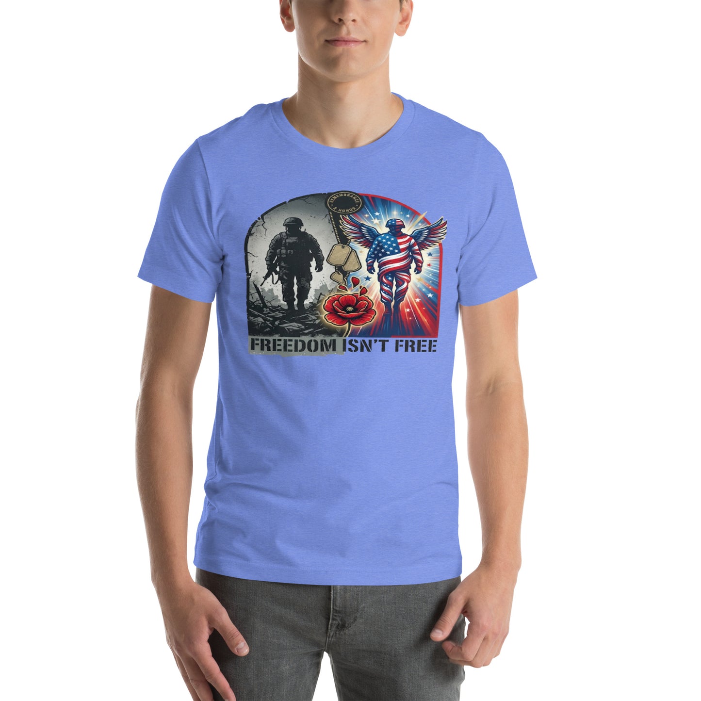 Faith to Freedom Christian Military T-Shirt | Faith-Based Apparel