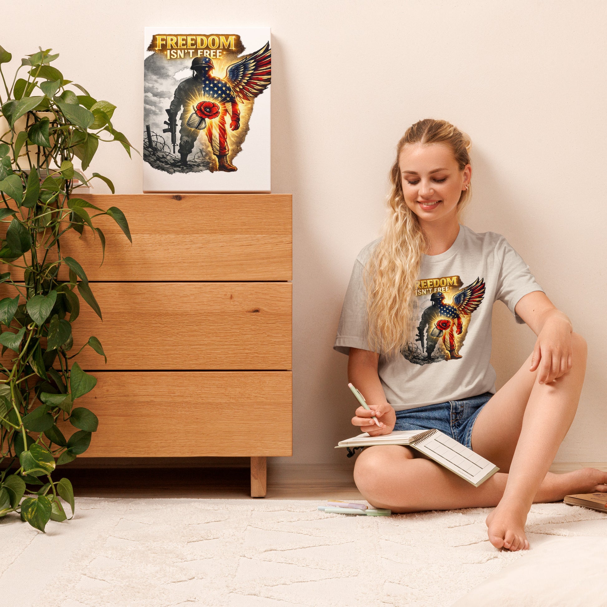 Faith to Freedom Christian Military T-Shirt | Faith-Based Apparel