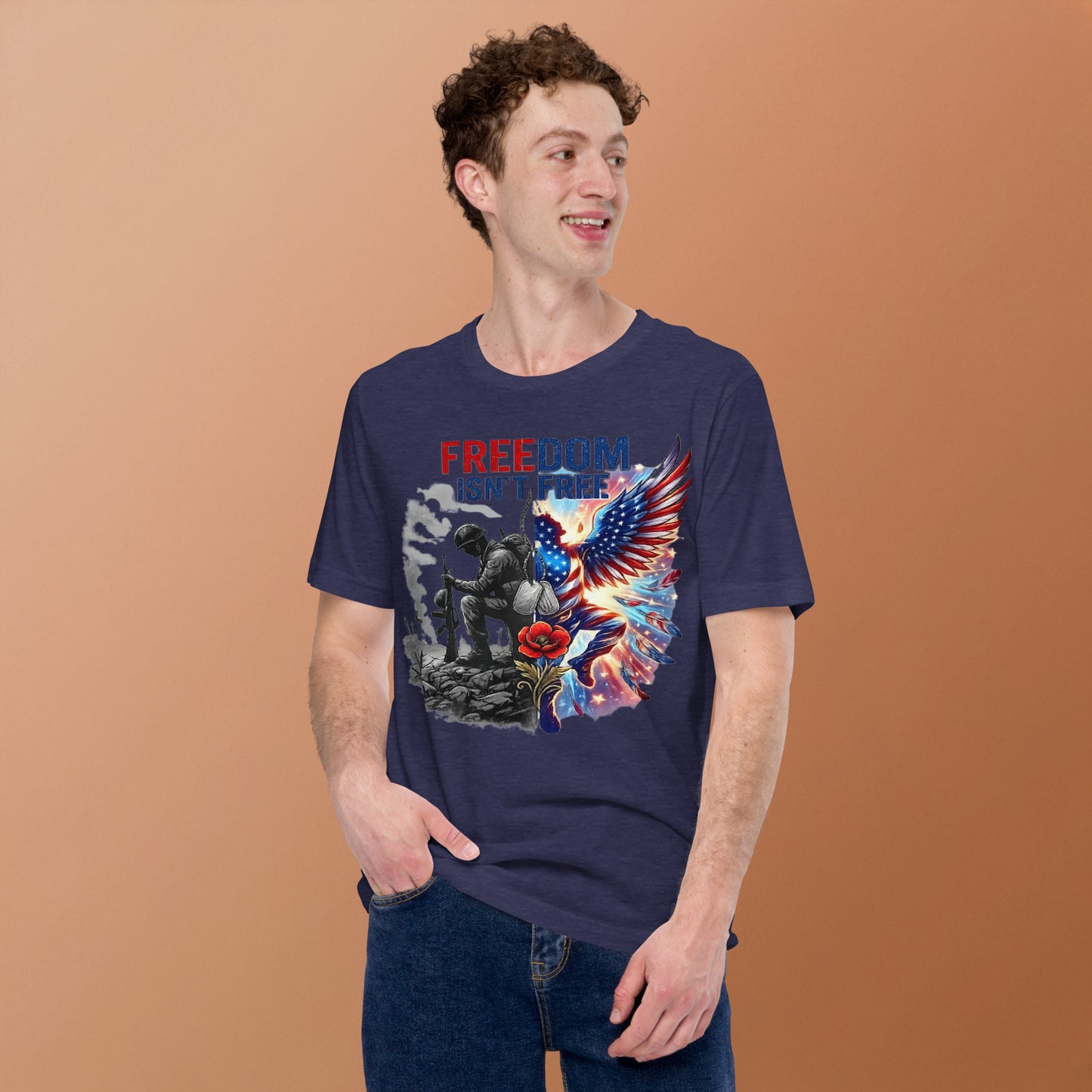 Faith to Freedom Christian Military T-Shirt | Faith-Based Apparel