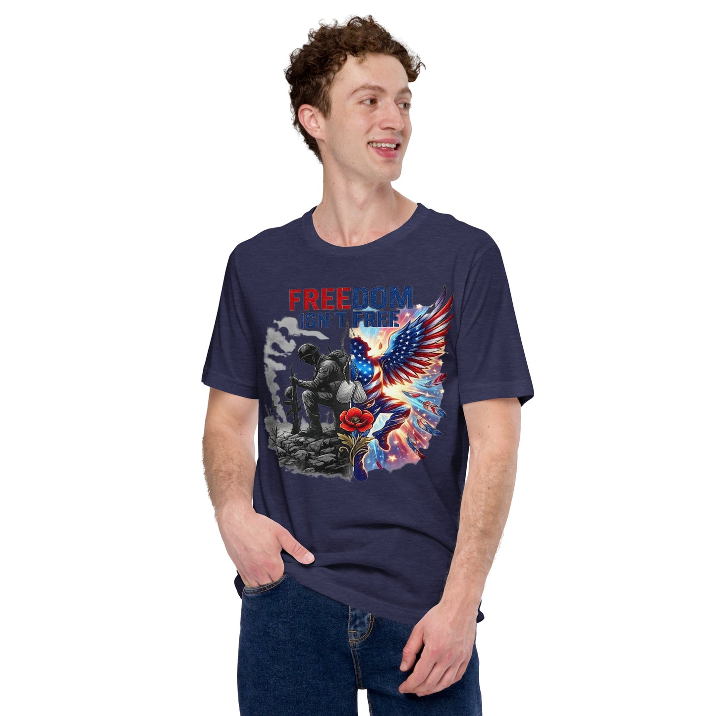 Faith to Freedom Christian Military T-Shirt | Faith-Based Apparel