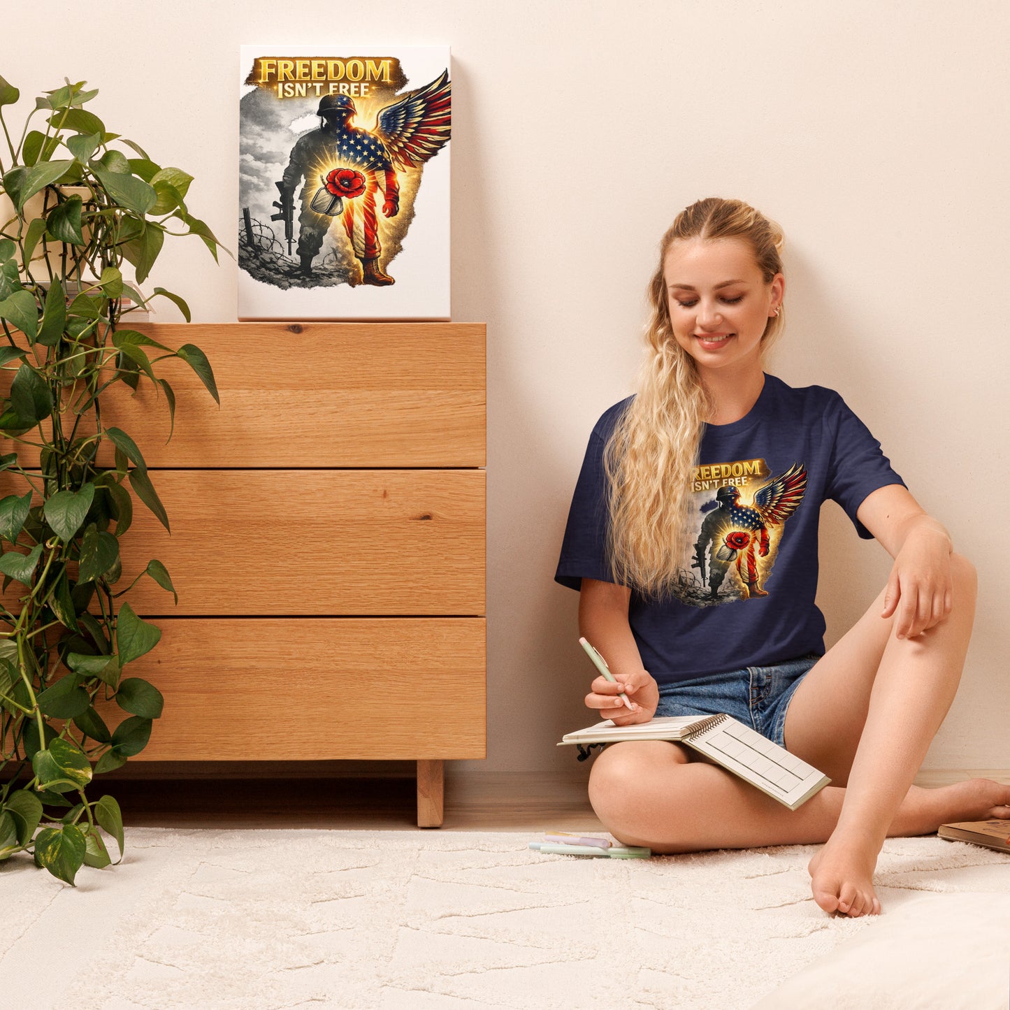 Faith to Freedom Christian Military T-Shirt | Faith-Based Apparel