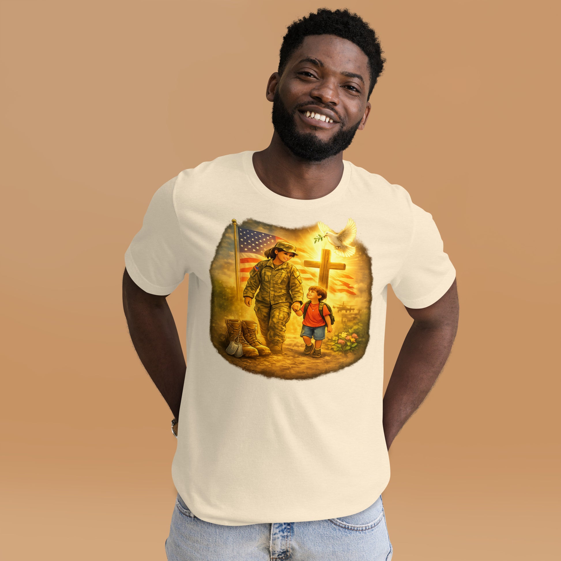 Faith to Freedom Christian Military T-Shirt | Faith-Based Apparel