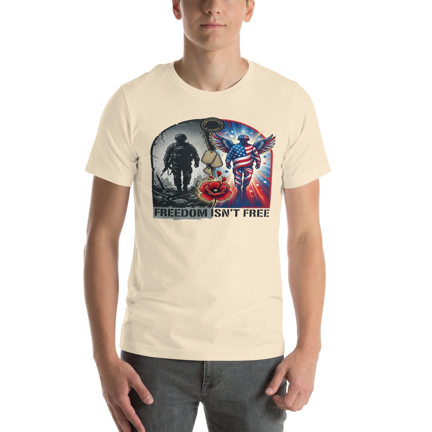 Faith to Freedom Christian Military T-Shirt | Faith-Based Apparel
