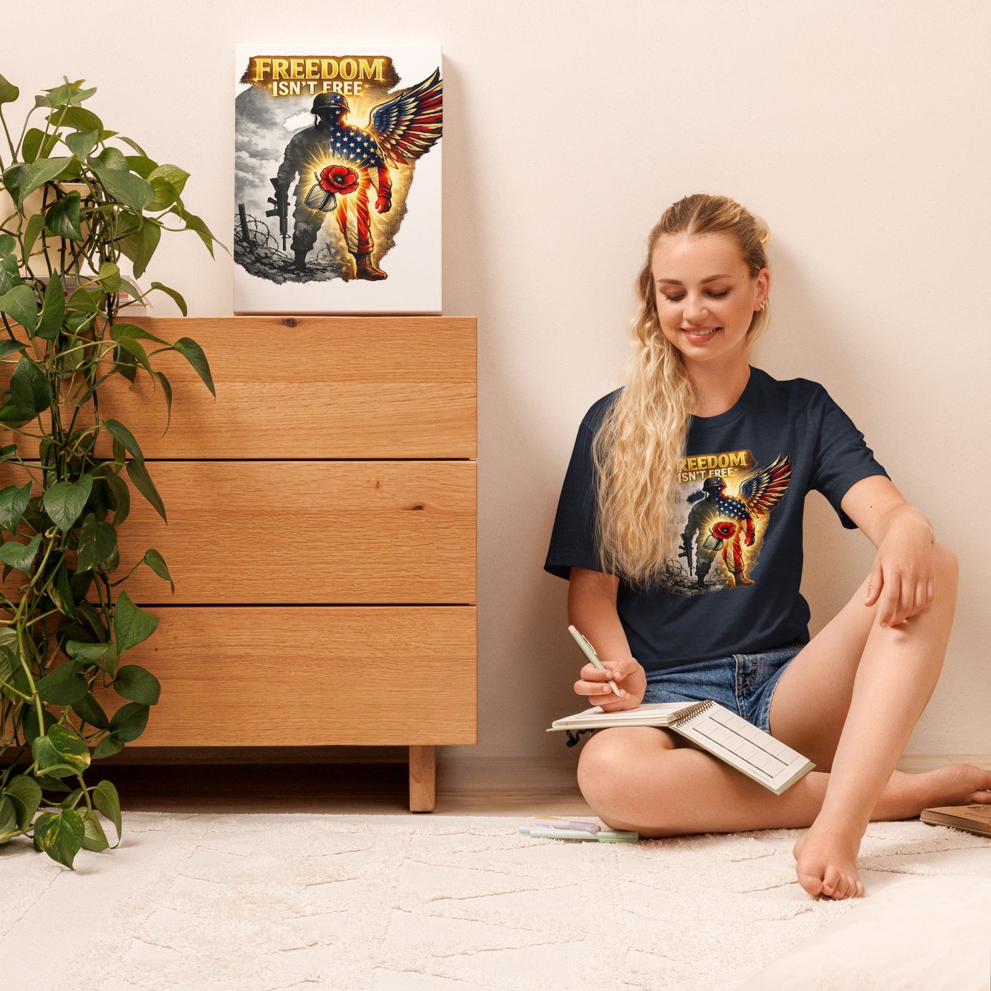 Faith to Freedom Christian Military T-Shirt | Faith-Based Apparel