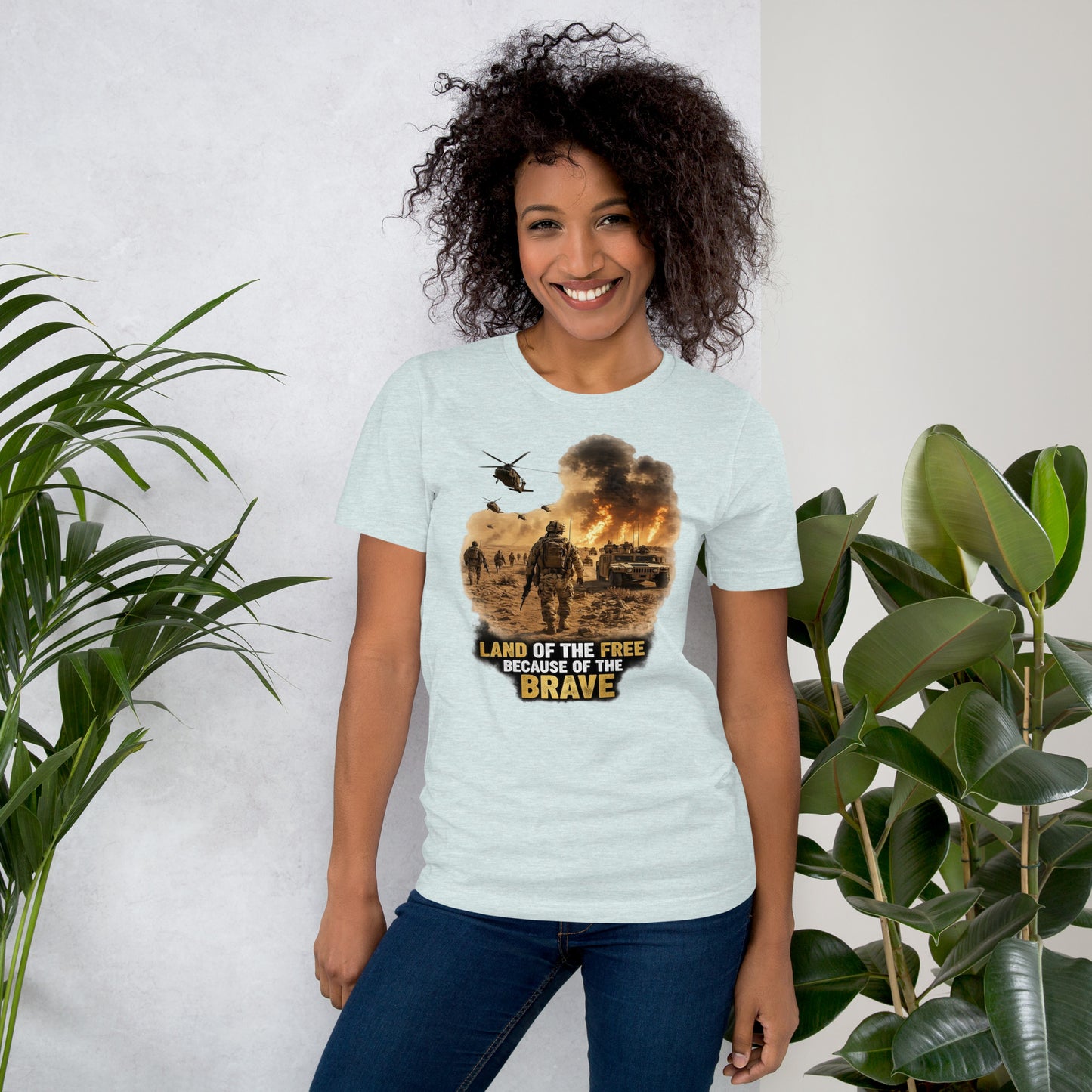 Faith to Freedom Christian Military T-Shirt | Faith-Based Apparel