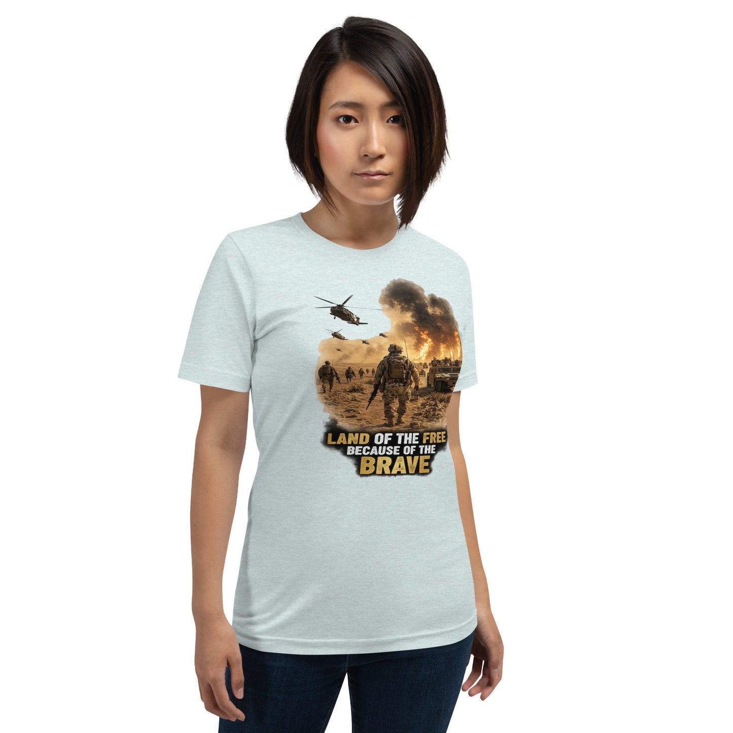 Faith to Freedom Christian Military T-Shirt | Faith-Based Apparel