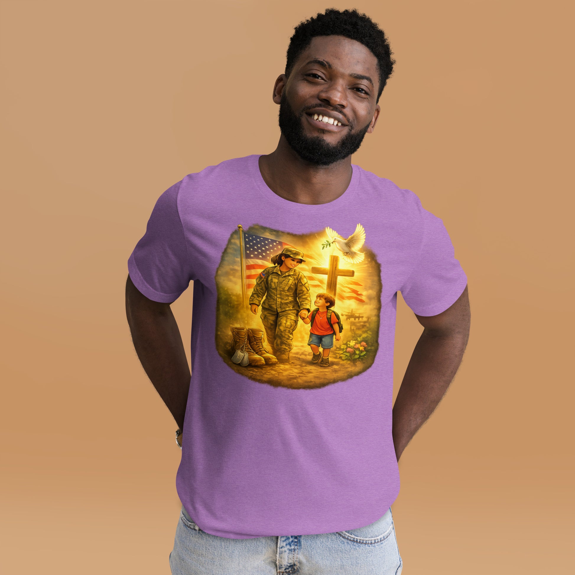 Faith to Freedom Christian Military T-Shirt | Faith-Based Apparel